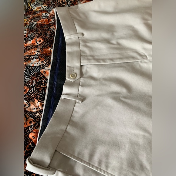 CROFT & BARROW Men’s Cream color Dress slacks/pants/trousers 38/32 EUC - Picture 4 of 10